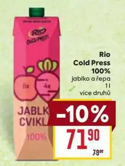 Billa RIO COLD PRESS 100% nabídka