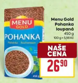 Billa Menu Gold Pohanka loupaná nabídka