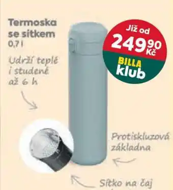 Billa Termoska se sítkem nabídka