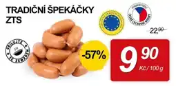 ZEMAN Tradiční špekáčky ZTS nabídka