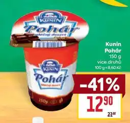 Billa Kunín Pohár nabídka