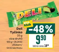 Billa Deli Tyčinka nabídka