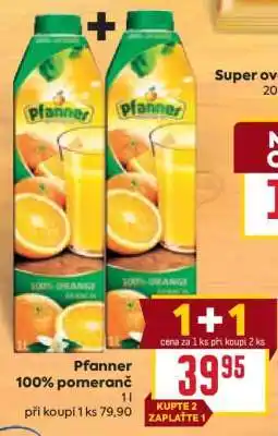 Billa Pfanner 100% pomeranč nabídka