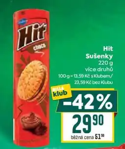 Billa Hit Sušenky nabídka