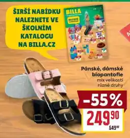 Billa Pánské, dámské biopantofle nabídka