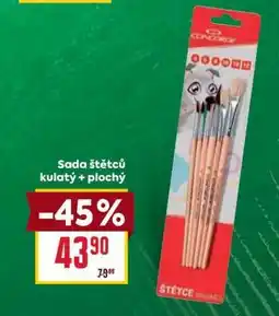 Billa Sada štětců kulatý + plochý nabídka