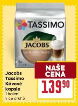 Billa Jacobs Tassimo kávové kapsle nabídka