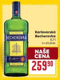Billa Karlovarská Becherovka nabídka