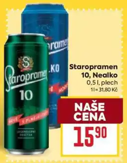 Billa Staropramen 10, Nealko nabídka