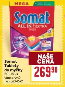 Billa SOMAT TABLETY DO MYČKY nabídka