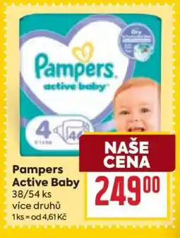 Billa Pampers Active Baby nabídka