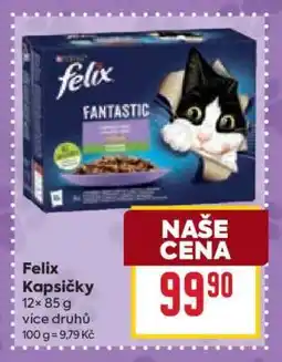 Billa Felix kapsičky nabídka