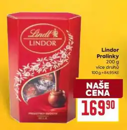 Billa Lindor pralinky nabídka