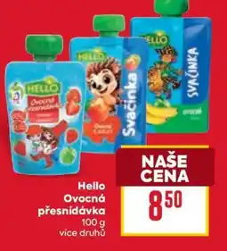 Billa Hello Ovocná přesnídávka nabídka