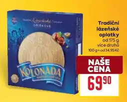 Billa Tradiční lázeňské oplatky nabídka