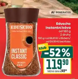 Billa EDUSCHO Instantní káva nabídka