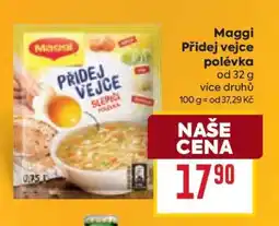 Billa Maggi Přidej vejce polévka nabídka