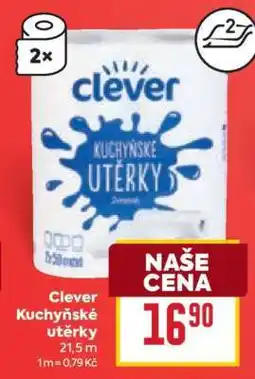 Billa Clever Kuchyňské utěrky nabídka