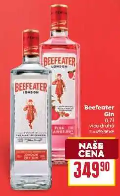 Billa Beefeater Gin nabídka