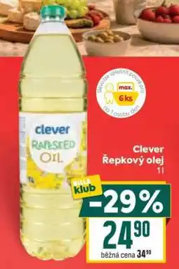 Billa Clever Řepkový olej nabídka
