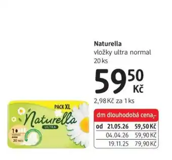 dm drogerie Naturella nabídka