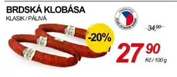 ZEMAN Brdská klobása nabídka