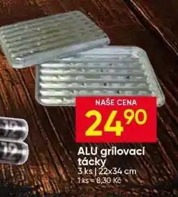 Hruška ALU grilovací tácky nabídka