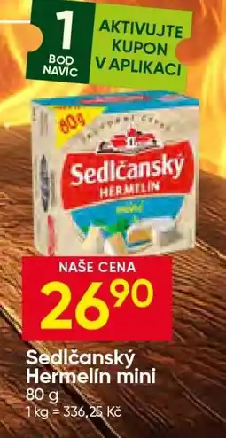 Hruška Sedlčanský hermelín mini nabídka