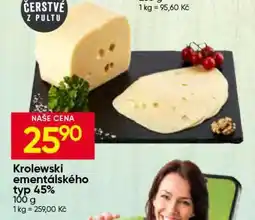 Hruška Krolewski ementálského typu 45% nabídka
