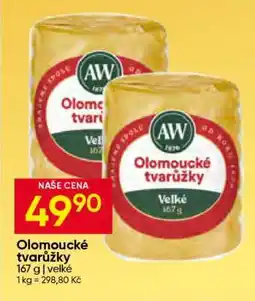 Hruška Olomoucké tvarůžky nabídka