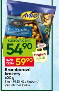 Hruška Bramborové krokety nabídka