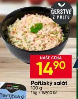 Hruška Pařížský salát nabídka
