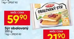 Hruška Sýr obalovaný nabídka