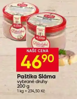 Hruška Paštika Sláma nabídka