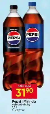 Hruška Pepsi, Mirinda nabídka