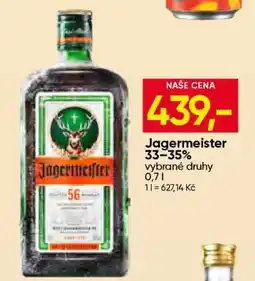 Hruška Jägermeister nabídka