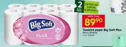 Hruška Toaletní papír Big Soft Plus nabídka