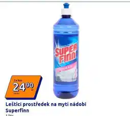Action Lešticí prostředek na mytí nádobí Superfinn nabídka