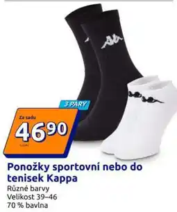 Action Ponožky sportovní nebo do tenisek Kappa nabídka