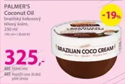 Hebe Palmer's brazilský kokosový tělový krém nabídka