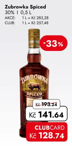TRAVEL FREE Zubrowka Spiced nabídka