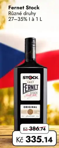 TRAVEL FREE Fernet Stock nabídka