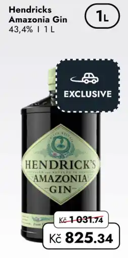 TRAVEL FREE Hendrick's amazonia gin nabídka