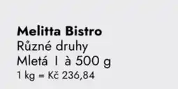 TRAVEL FREE Melitta Bistro nabídka