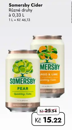 TRAVEL FREE Somersby Pear Sparkling Cider nabídka