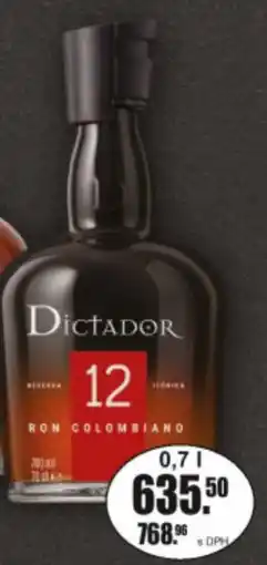 Adam Dictador ron colombiano nabídka