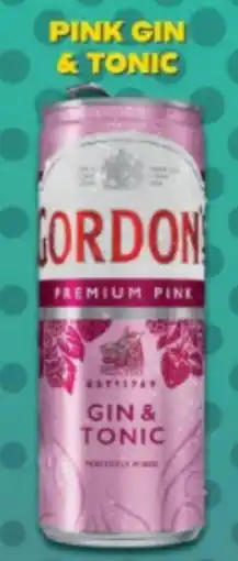 Adam Pink Gin & Tonic nabídka