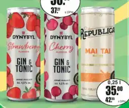 Adam Republica mai tai gin & tonic nabídka