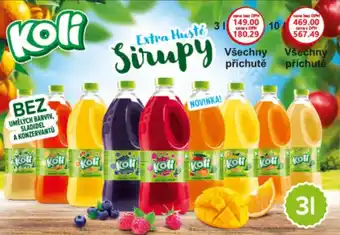 Adam Koli Extra Husté Sirupy nabídka