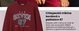 Pepco Chlapecká mikina bordová s potiskem 67 nabídka